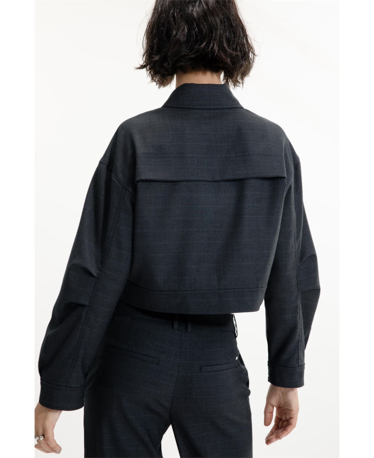 Canc.Alf. Pv Gales Span Cargo Jacket Chumbo Mescla