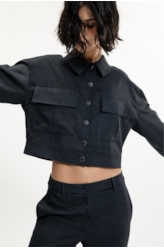 Canc.Alf. Pv Gales Span Cargo Jacket Chumbo Mescla