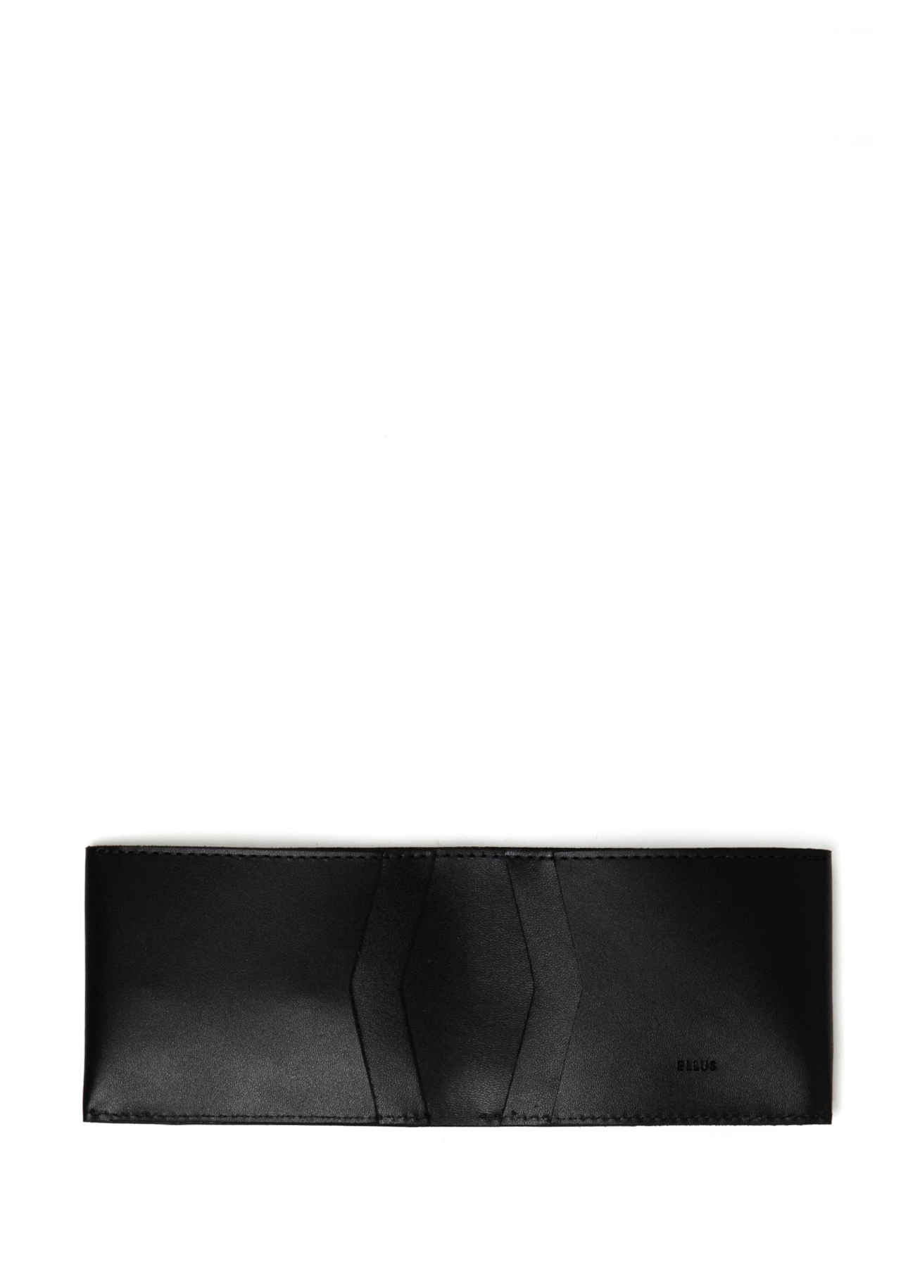 Carteira Casual Ellus E-Asa Couro Preto