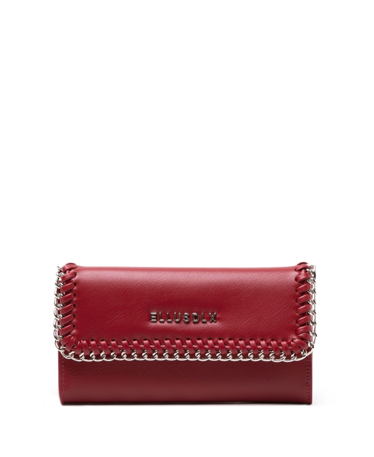 Carteira Large Wallet Bordeaux