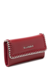 Carteira Large Wallet Bordeaux