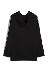 Casaco Fleece Tape Preto