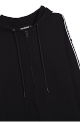 Casaco Fleece Tape Preto