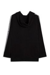 Casaco Fleece Tape Preto