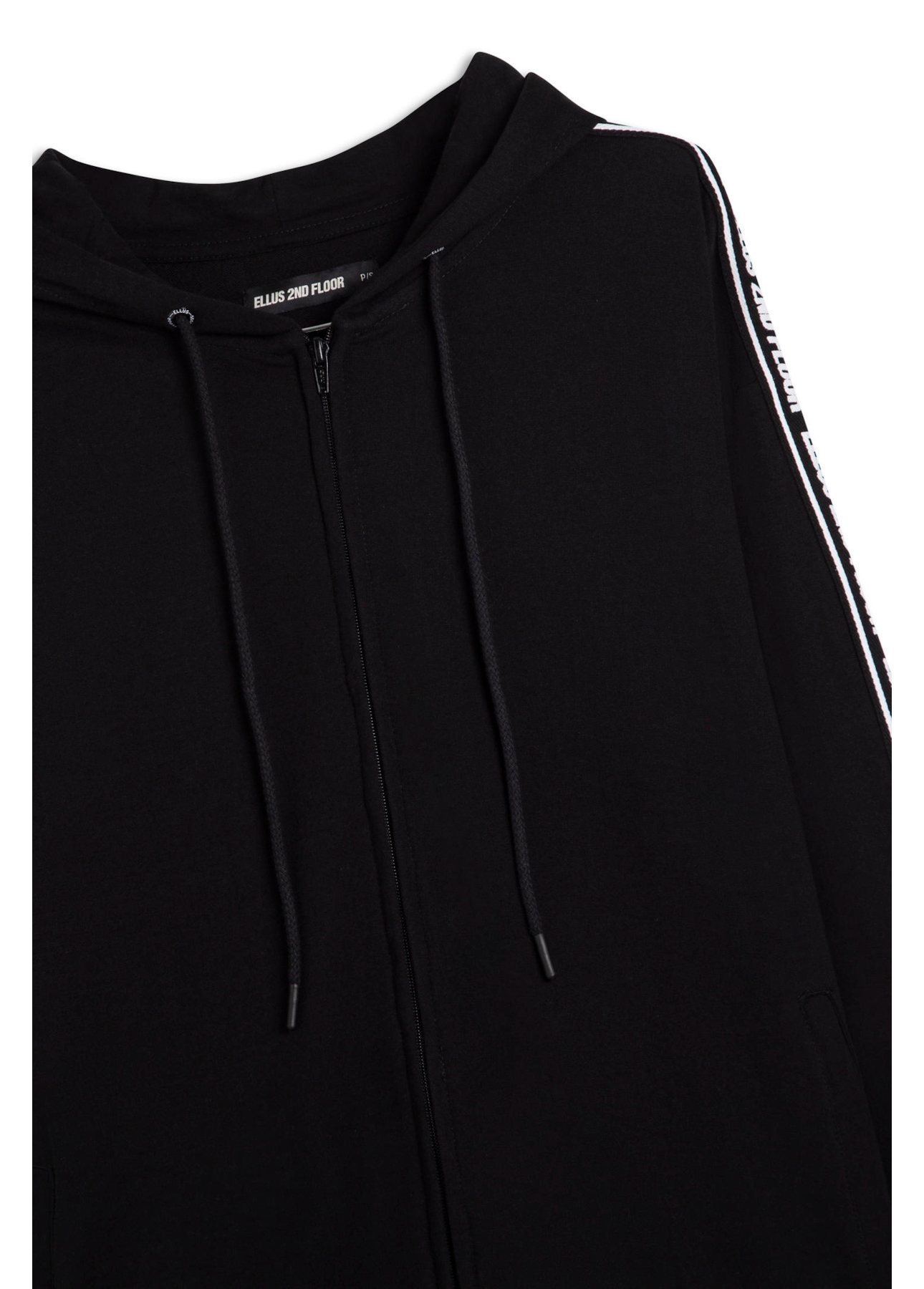 Casaco Fleece Tape Preto