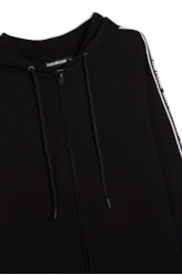 Casaco Fleece Tape Preto