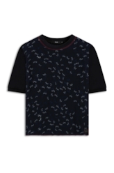 Cdc Libelula Rib Neck Bufante Estampado