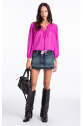 Chiffon Boho 7/8 Fucsia