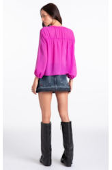 Chiffon Boho 7/8 Fucsia