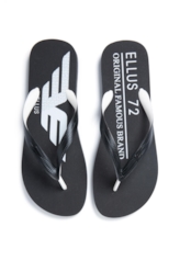 Chinelo Famous Brand Preto
