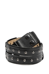Cinto Cintura Bolinhas de Metal Napa Ellus  Preto