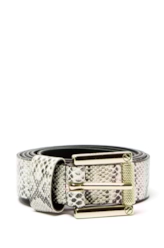 Cinto Cobra Off-White W/ Dourado