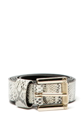 Cinto Cobra Off-White W/ Dourado