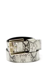 Cinto Cobra Off-White W/ Dourado