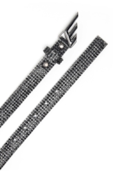 Cinto Crystal Belt Ellus  Preto