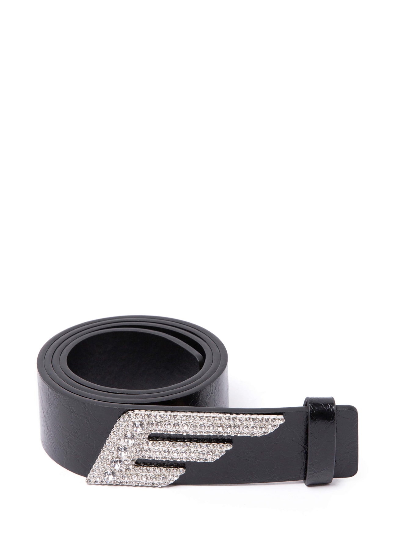 Cinto e Asa de Strass Preto