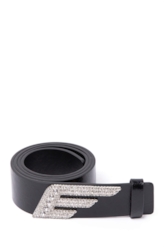 Cinto e Asa de Strass Preto