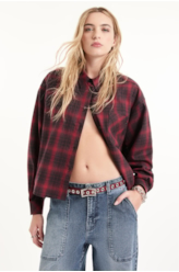 Cinto Eyelets Belt Ellus Bordeaux