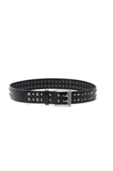 Cinto Fino Spikes Mia Ellus Preto