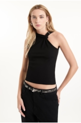 Cinto Fino Studs Ellus Preto