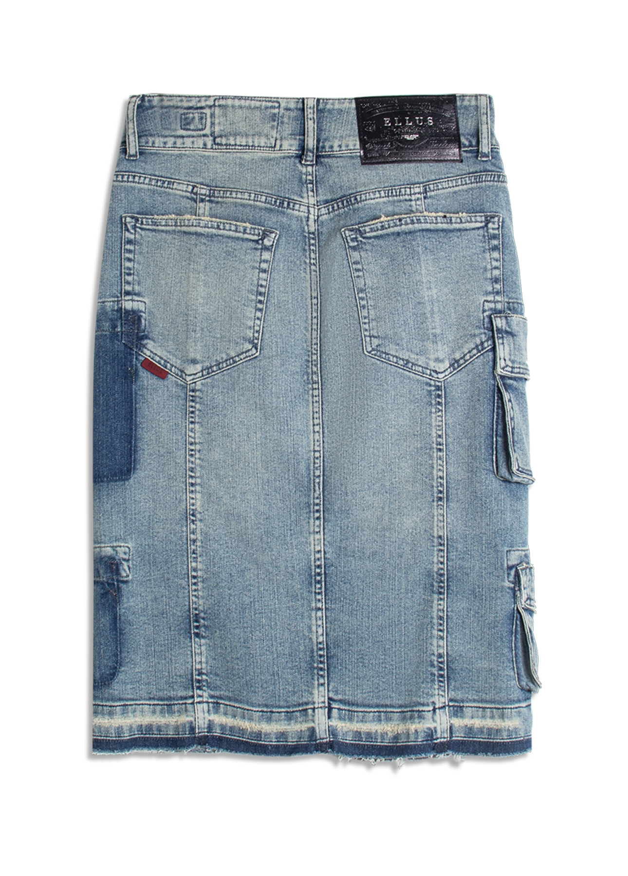 Classic Denim Elastic Ii Midi Cargo Lav.Claro C/ Used