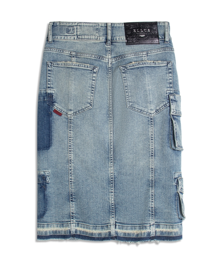 Classic Denim Elastic Ii Midi Cargo Lav.Claro C/ Used