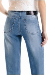 Classic Denim Elastic Ii Reta Et. z 2093-Lav.Medio C/Tie Dye