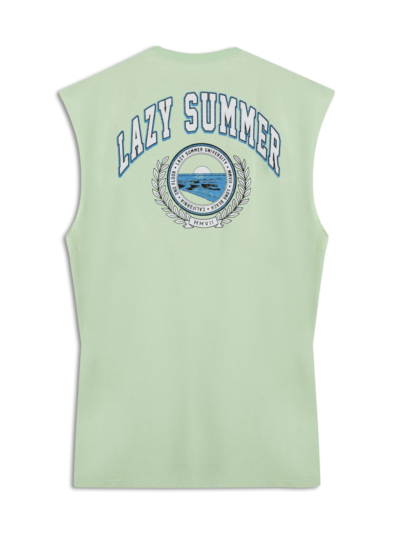 Co Basic Fluor Lazy Summer Washed Long l Verde Agua