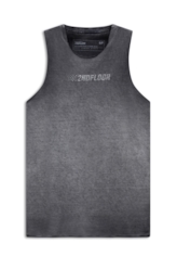 Co Washed 2nd Squares Sleeveless Charcoal