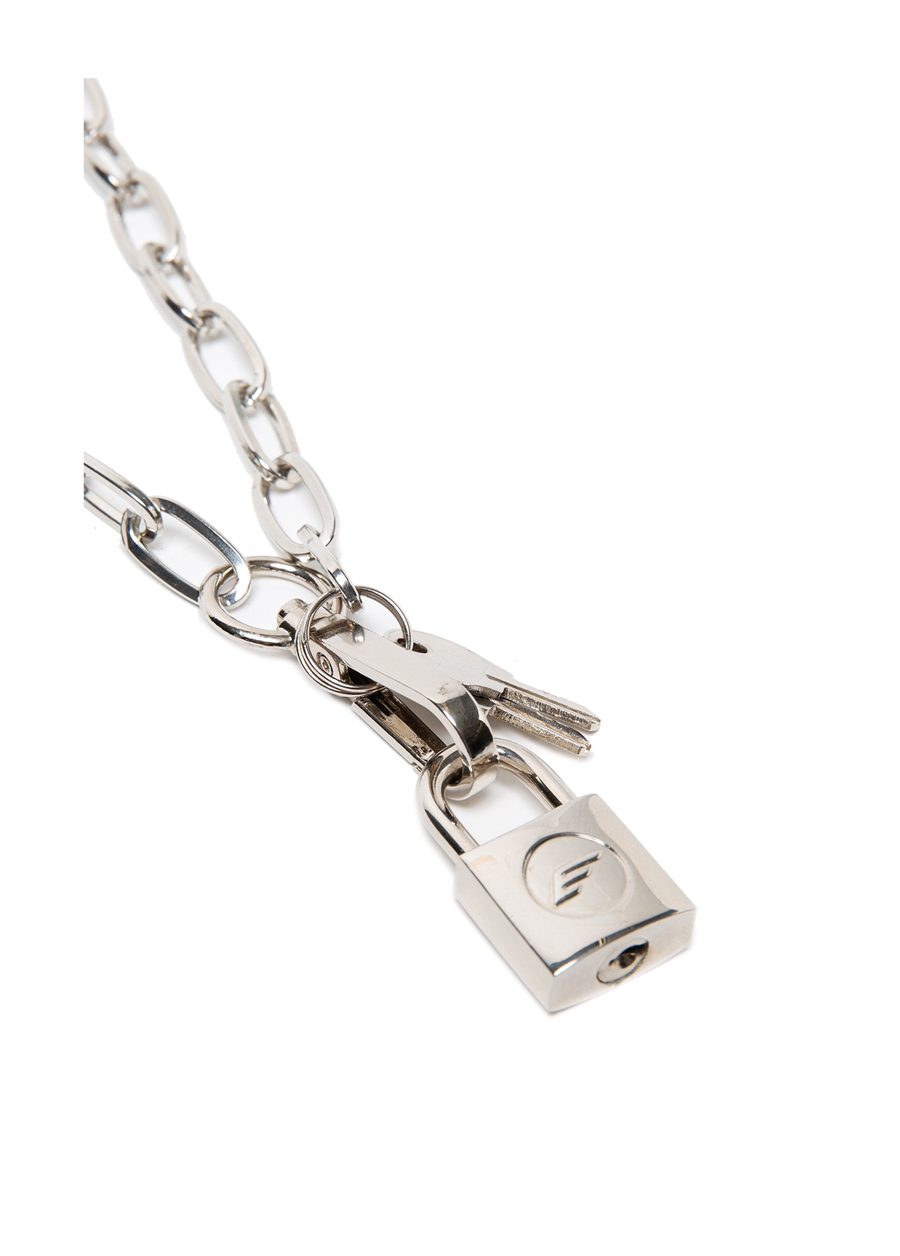 Colar Chocker Cadeado Ellus Niquelado