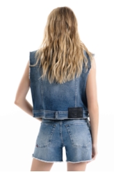 Colete Classic Denim Elastic Hearts 2096-Lav.Medio C/ Used