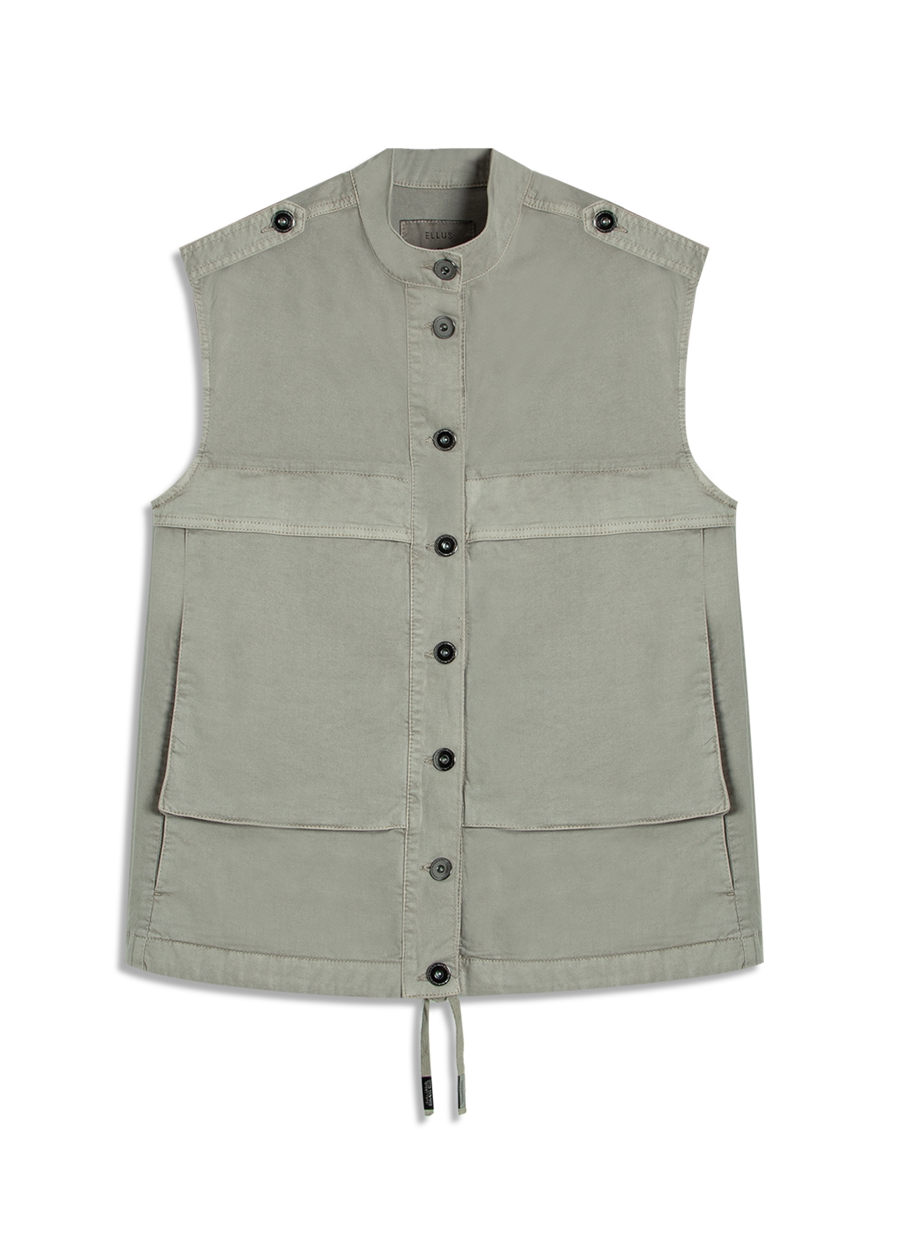 Colete Color Twill Power Silver