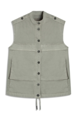 Colete Color Twill Power Silver
