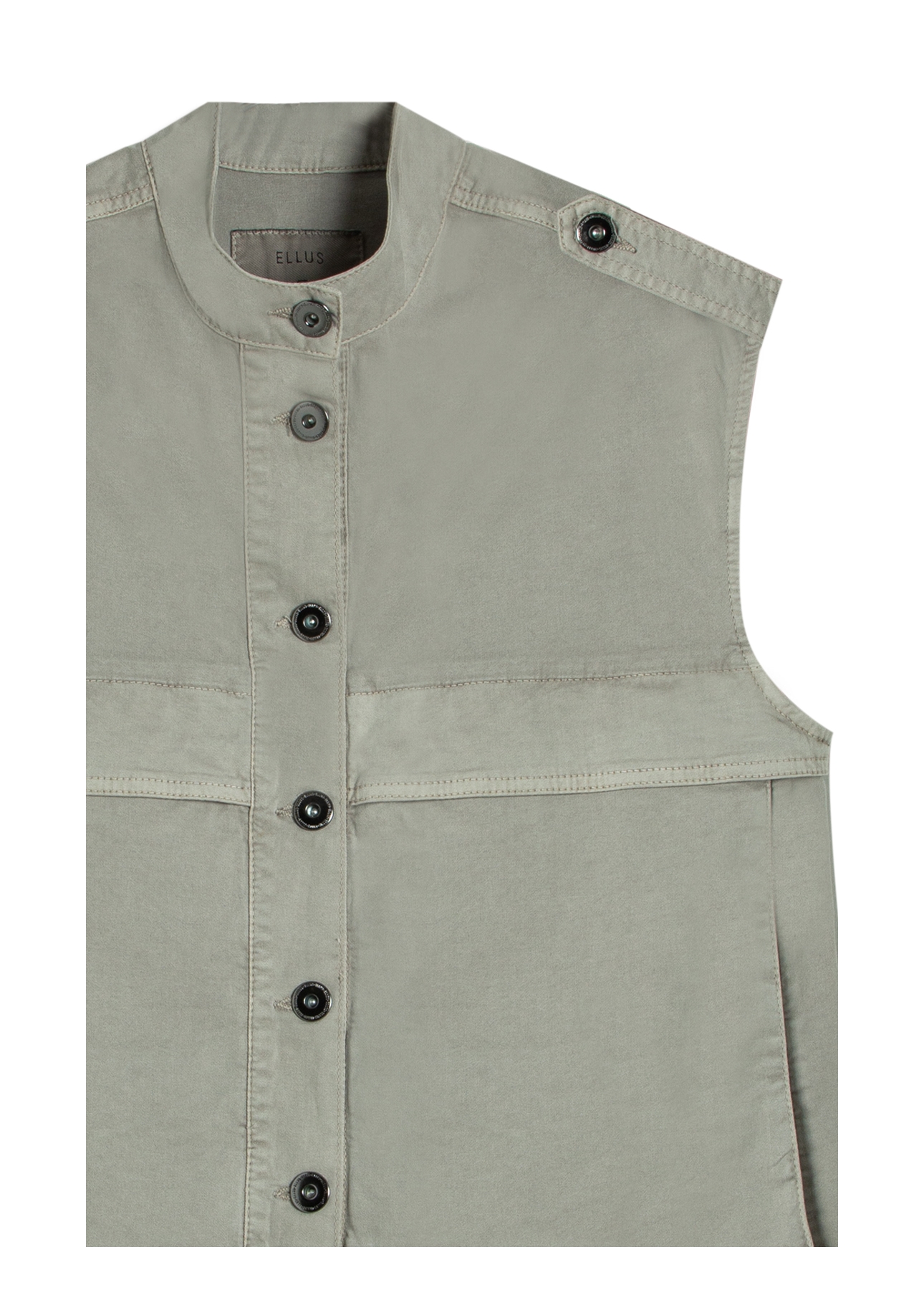 Colete Color Twill Power Silver