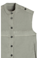Colete Color Twill Power Silver