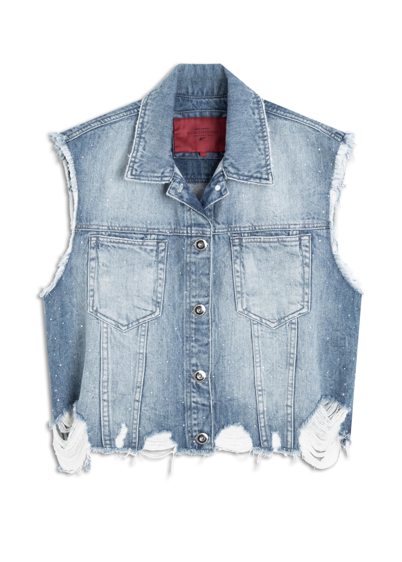 Colete Desert Denim 1800-Lav.Claro C/ Rede+pu