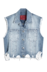 Colete Desert Denim 1800-Lav.Claro C/ Rede+pu