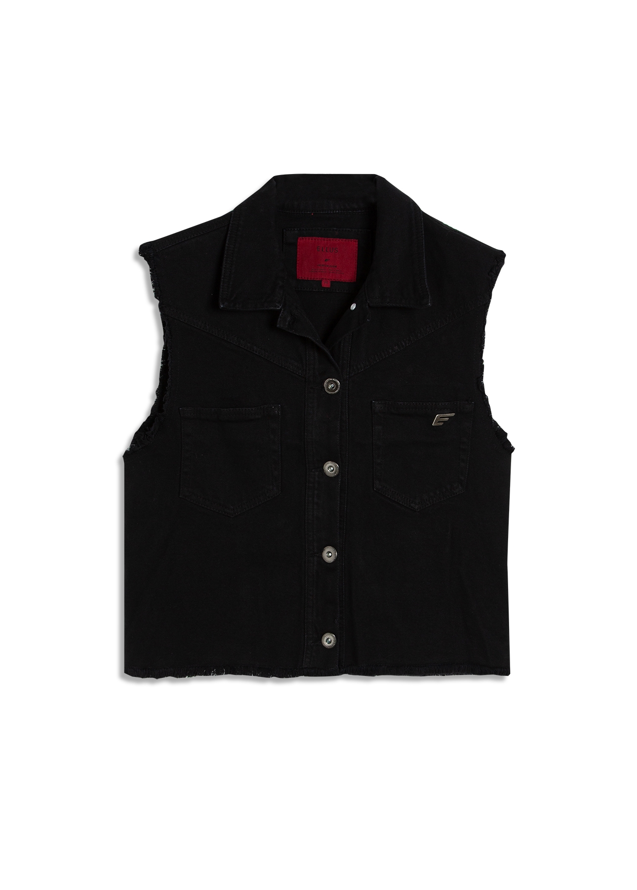 Colete Heavy Color Western Preto