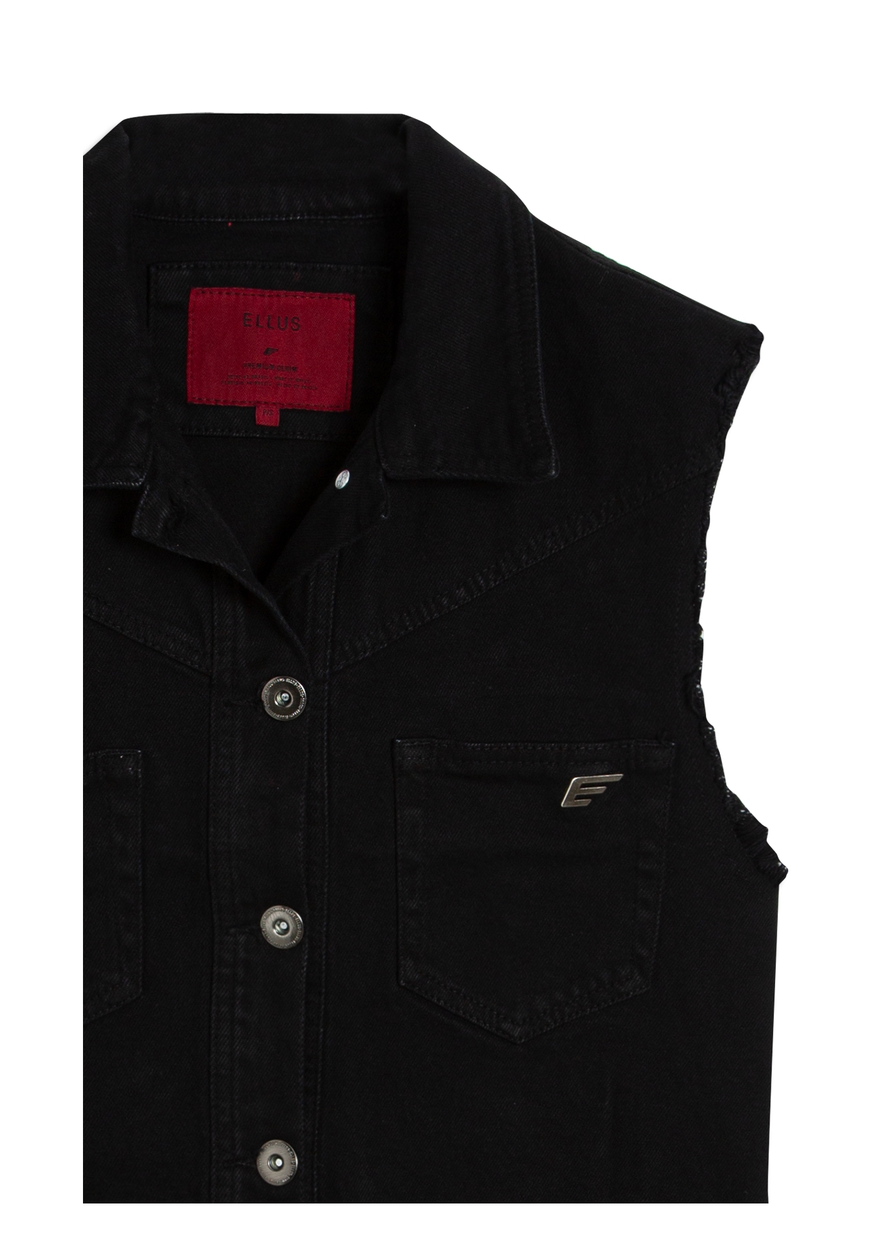 Colete Heavy Color Western Preto