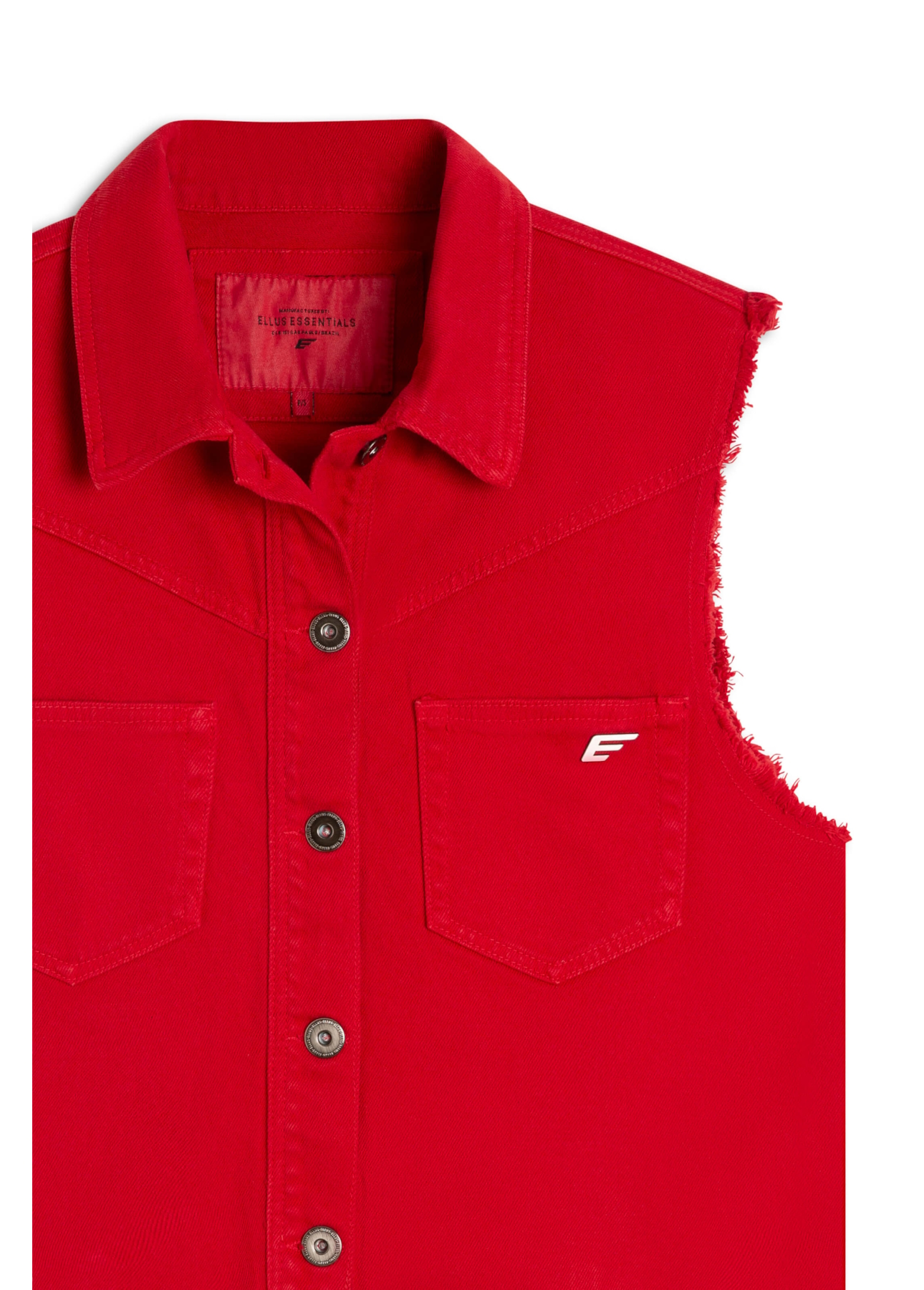 Colete Heavy Color Western Vermelho