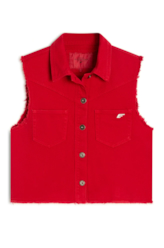 Colete Heavy Color Western Vermelho