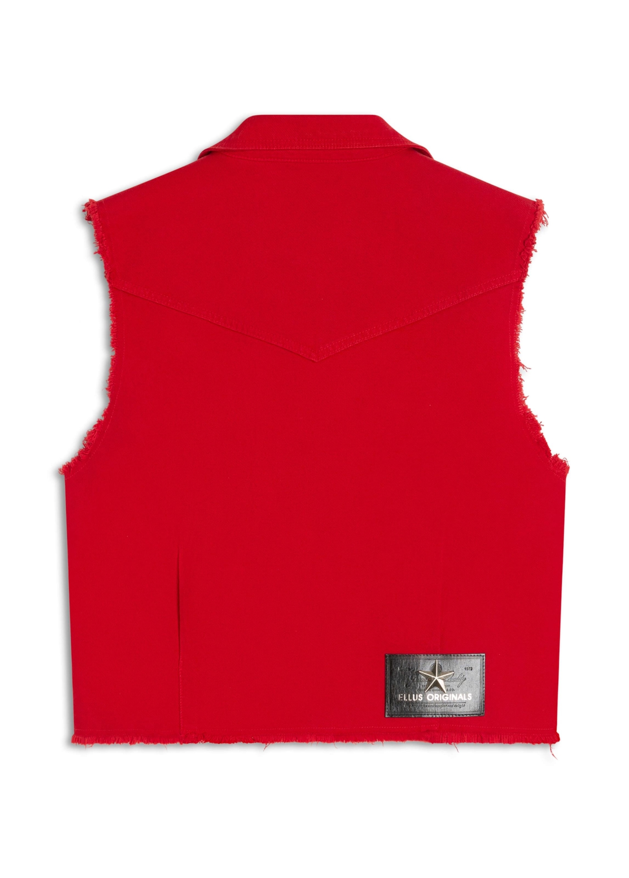 Colete Heavy Color Western Vermelho