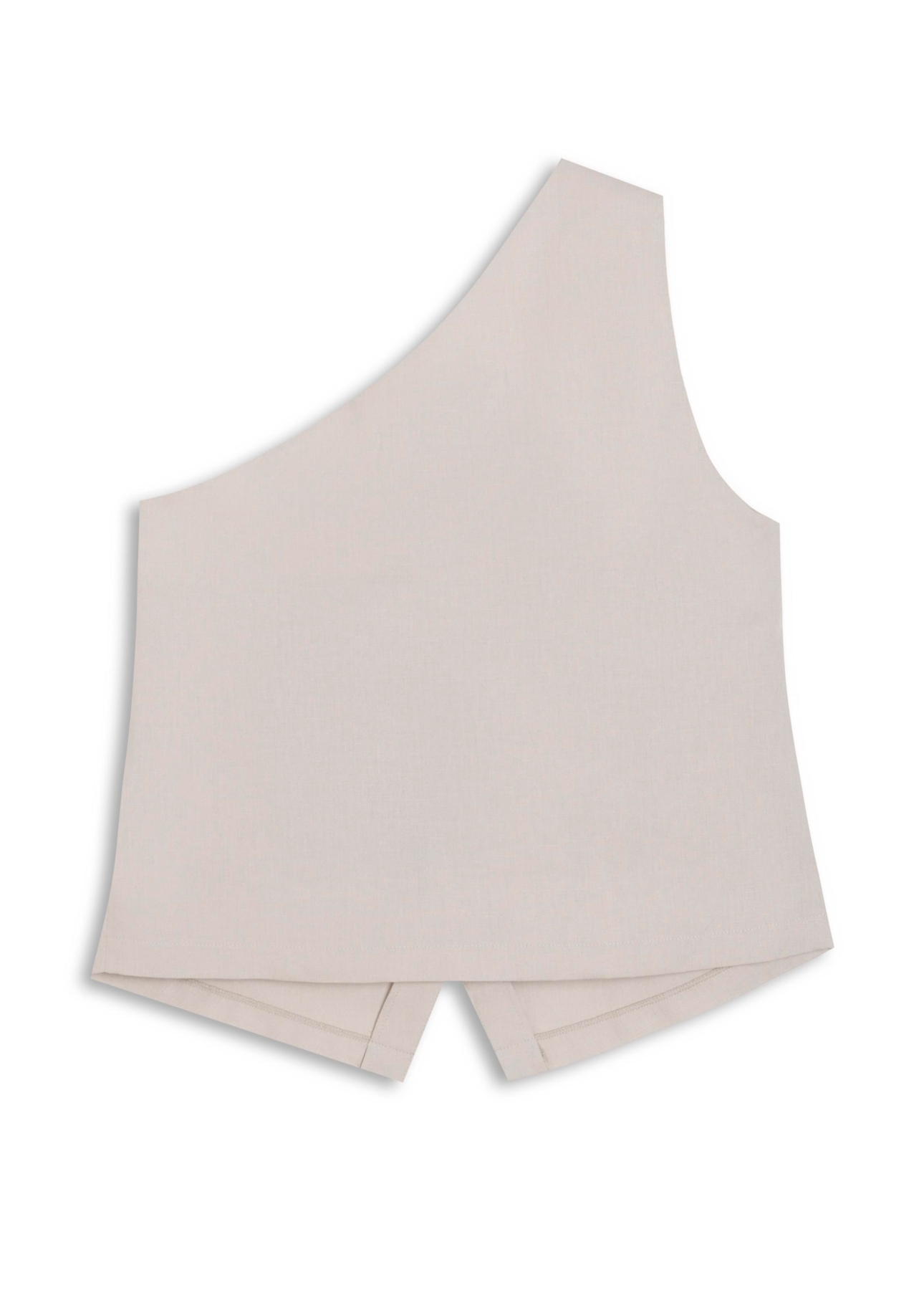 Colete Liric One Shoulder Like Gelo