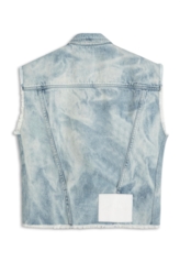 Colete Vintage Denim 2065-Lav.Claro Com Foam