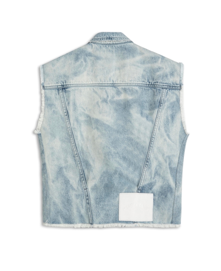 Colete Vintage Denim 2065-Lav.Claro Com Foam