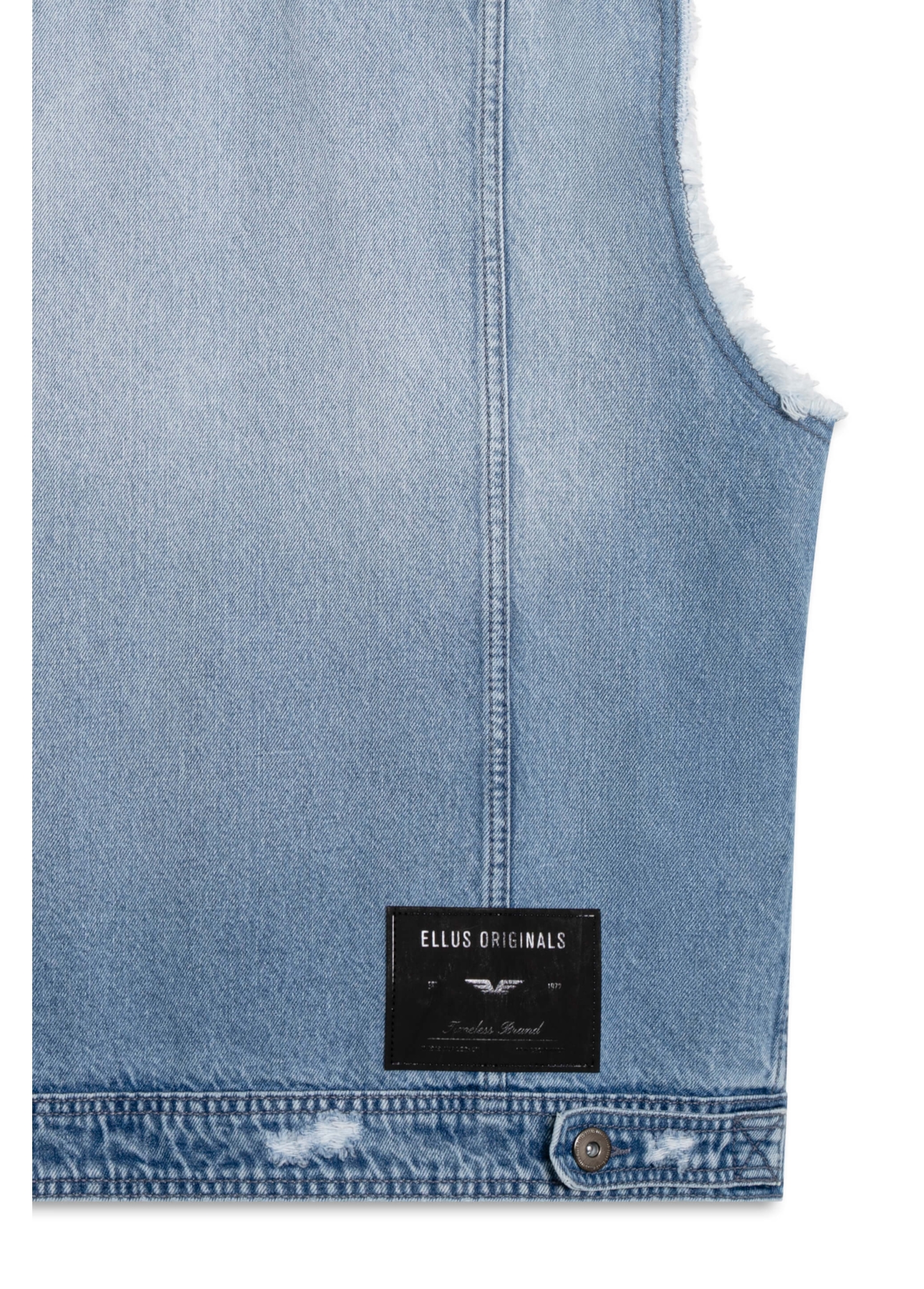 Colete Vintage Denim Ellus Lav. Claro