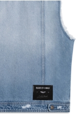 Colete Vintage Denim Ellus Lav. Claro