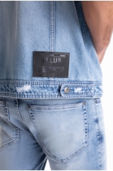 Colete Vintage Denim Ellus Lav. Claro