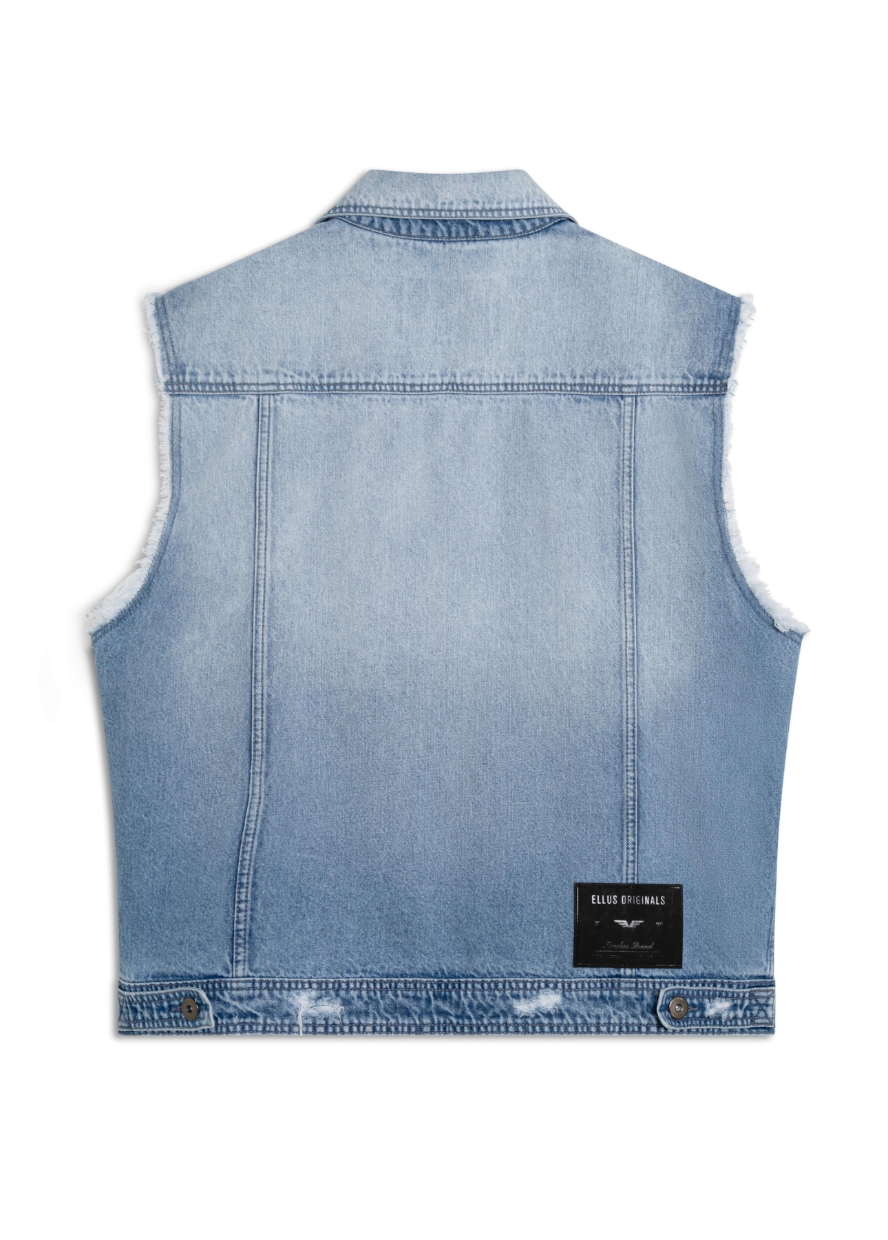 Colete Vintage Denim Ellus Lav. Claro