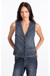 Colete Visco Indigo Lav. Mèdio